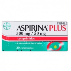 ASPIRINA PLUS 500 MG/50 MG...