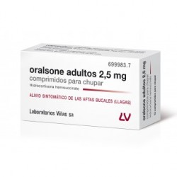 ORALSONE ADULTOS 2,5 mg 12...